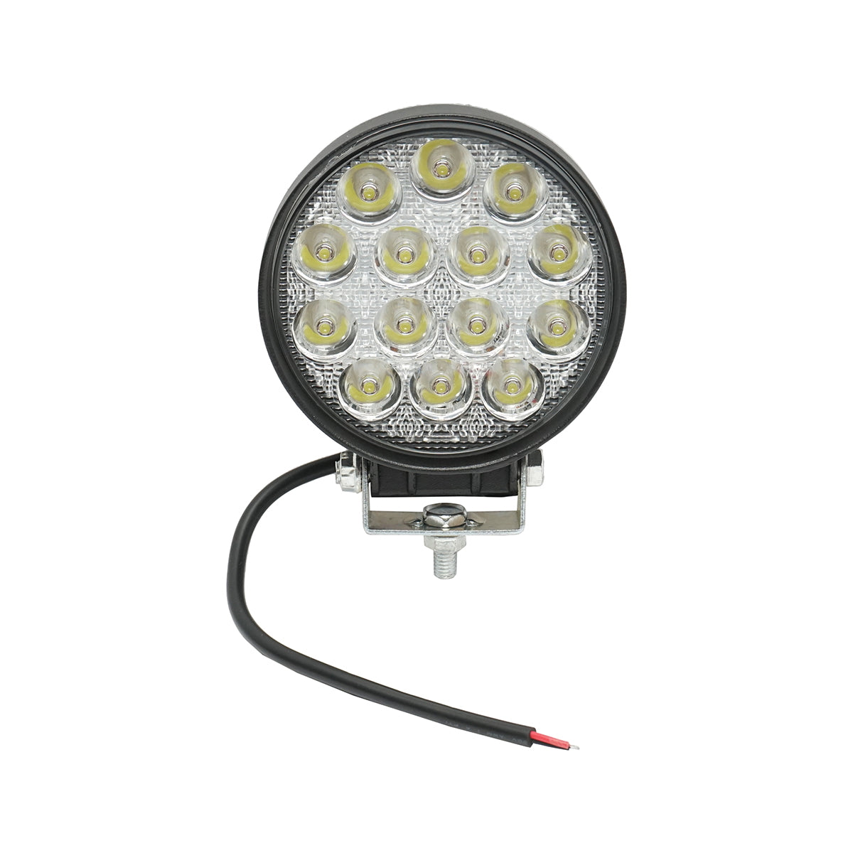 Lamp with 14 LEDs 10-30V 42W radiation angle 30 degrees spotlight type 114x114x61mm Breckner Germany